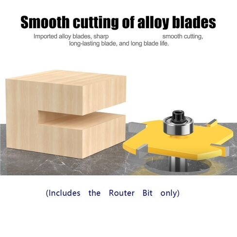 1 قطعة 4 حافة T-نوع الشق القاطع 8X51X4mm ، أداة طحن ذات رأس كروي من الصلب التنغستن لتقليم الخشب in Kuwait