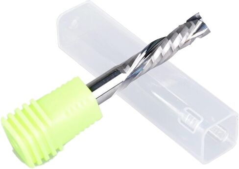 6X25mm دوامة كربيد مطحنة أداة القواطع حتى أسفل قطع اثنين من المزامير CNC راوتر بت ضغط الخشب نهاية القاطع بت in Kuwait