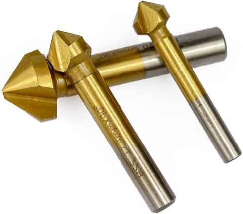 لقمة ثقب غاطسة 6 قطعة 90 درجة 3 لقمة شطب فلوت HSS شطب نهاية مطحنة قاطع قاطع ذو نهاية واحدة مجموعة إزالة الأزيز in Kuwait