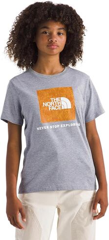 The North Face Kids' Evolution Print Box Logo NSE Short-Sleeve Tee | Cotton Shirt for Boys & Girls with a Graphic in Saudi Arabia