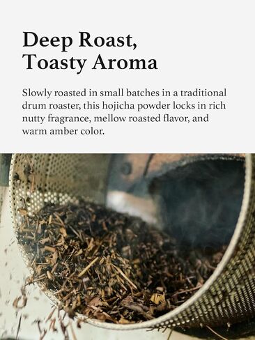 مسحوق كيوهاياشيا هوجيتشا، كيوتو أوجي، مسحوق لاتيه الشاي الأخضر المحمص الياباني، قليل الكافيين (60 جم ​​/ 2.1 أونصة) in Kuwait