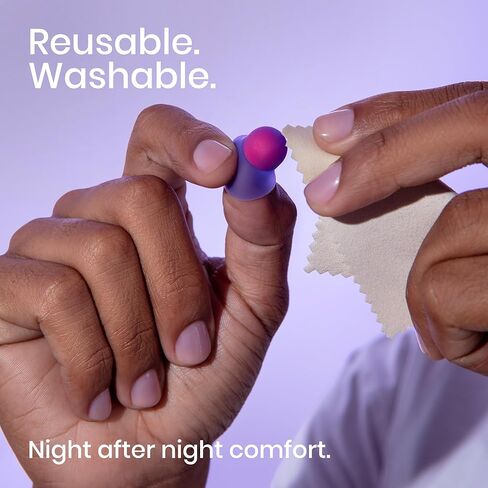 Manta Sleep Earplugs – Engineered for Maximum Side-Sleep Comfort, Reusable Ear Plugs for Noise Reduction, Includes 5 Sizes for a Perfect Fit, Stays in Place All Night in Kuwait