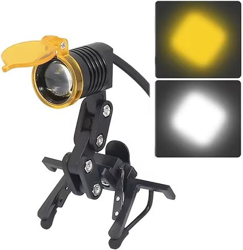 3W Dental Headlight with Clip for Loupes Glasses Portable LED Headlamp in Saudi Arabia