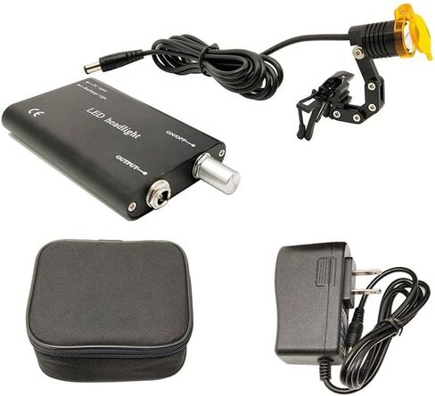 3W Dental Headlight with Clip for Loupes Glasses Portable LED Headlamp in Saudi Arabia
