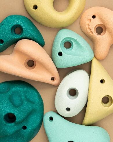 Everett & Avery Co. Premium Rock Climbing Holds - Rock Climbing Wall for Kids Inside - Rock Wall Climbing Holds Kids - Indoor Rock Climbing Wall for Kids in Saudi Arabia