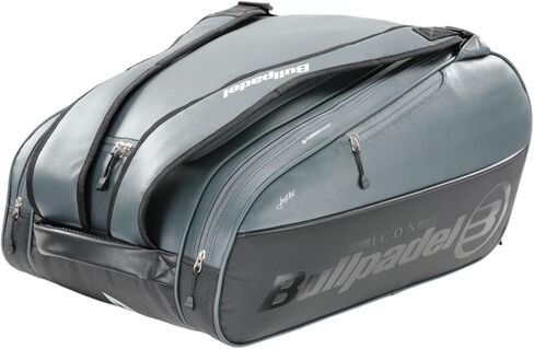 BULLPADEL Backpack BPP-25023 ICON | Premium Padel Racket Bag | Durable Leatherette w/Thermo Compartments | By Juan Martín Díaz | Spacious Storage for 2 Padel Rackets, Shoes, Clothes, Laptop in Saudi Arabia