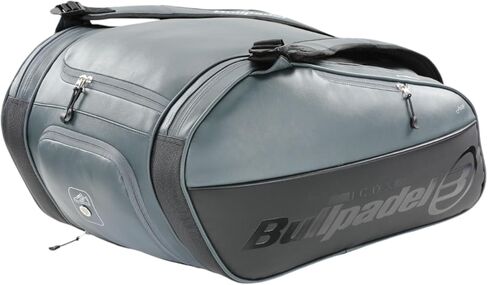 BULLPADEL Backpack BPP-25023 ICON | Premium Padel Racket Bag | Durable Leatherette w/Thermo Compartments | By Juan Martín Díaz | Spacious Storage for 2 Padel Rackets, Shoes, Clothes, Laptop in Saudi Arabia