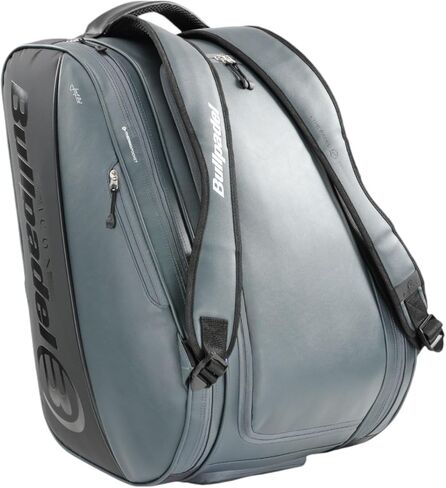 BULLPADEL Backpack BPP-25023 ICON | Premium Padel Racket Bag | Durable Leatherette w/Thermo Compartments | By Juan Martín Díaz | Spacious Storage for 2 Padel Rackets, Shoes, Clothes, Laptop in Saudi Arabia