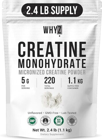 Creatine Monohydrate Powder, Micronized & Unflavored, Creatine Supplement for Men & Women, Muscle Support, Strength & Recovery, 105 Servings,1.16 lb (525g) in Saudi Arabia