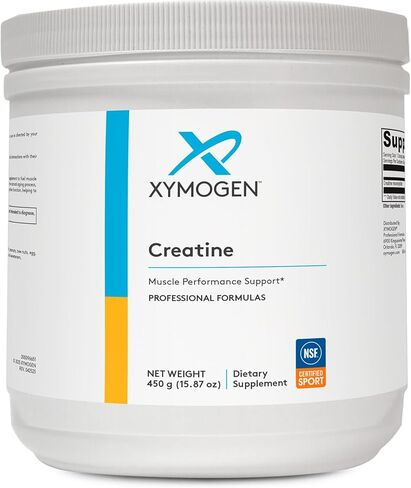 XYMOGEN Creatine - مسحوق الكرياتين لدعم العضلات - مكمل يومي للقوة والقدرة على التحمل وكتلة العضلات الهزيلة - مسحوق غير منكه - خالي من الغلوتين ومنتجات الألبان - 90 حصة in Kuwait
