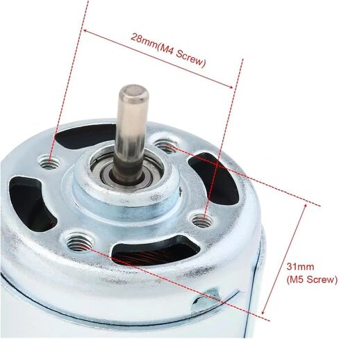 895 High Torque DC Motor 12V-24V 3000-6000RPM Double Ball Bearing in Saudi Arabia