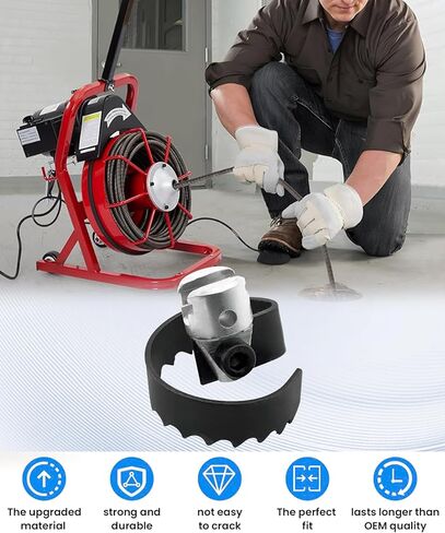 قاطع حلزوني مقاس 2 بوصة يناسب ماكينات التصريف Ridgid K-50 K-400 K-3800، ملحق ثعبان الصرف يحل محل T-209 63025. in Saudi Arabia