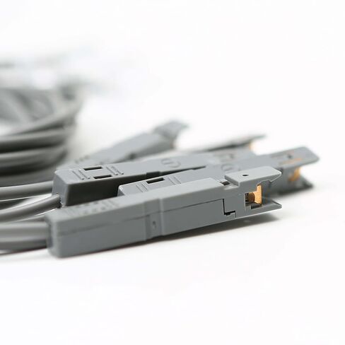 110 Test Head to RJ11 RJ45 Alligator Clip Voice Lead Adaptor - 5PCS 110 Phone Block Test Cable Adapter Check Cord for Phone Module Telecom Patch Panel in Saudi Arabia