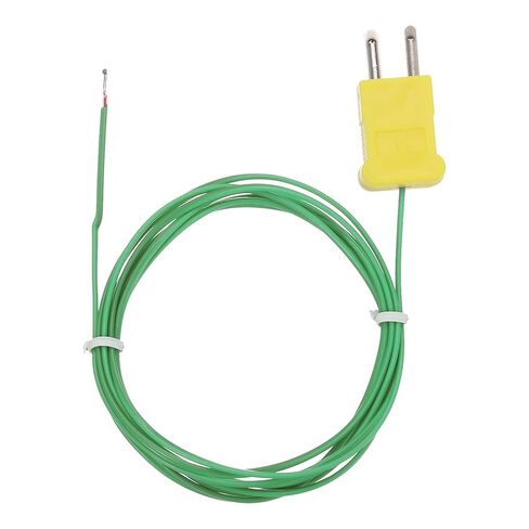 MECCANIXITY 4pcs K Type Thermocouple Probe Mini Connector Temperature Sensor Universal for TM-902C TES1310 Thermometer, 0-220C 6.6ft Green in Saudi Arabia
