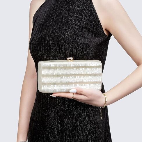 Women Acrylic Clutch Purse Marbled Evening Shoulder Bag for Wedding Cocktail Party Prom in Saudi Arabia