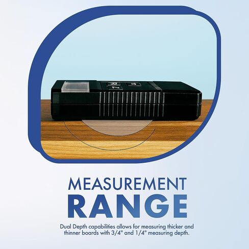 جهاز قياس الرطوبة بدون دبوس من Ligno Scanner SDM - مقياس رطوبة الخشب للأخشاب الصلبة والناعمة والخيزران والجدران الجافة والخرسانة - جهاز اختبار الرطوبة ثنائي العمق وكاشف لمفتشي الأرضيات ومركبي الأرضيات in Kuwait