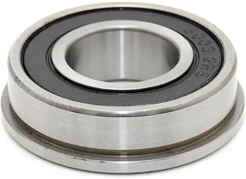 1 قطعة F6003-2RS 17X35X10 F6003 F6003RS ABEC-1 شفة تحمل كرة أخدود عميقة تحمل مختومة الكرة تحمل in Kuwait