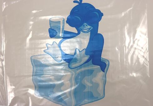 ASSUREPAK 20LB Ice Bags - 250 Bags/Case Strong Plastic Bag Clear Printed -14"x27" 2.30 mil in Saudi Arabia