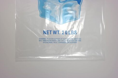 ASSUREPAK 20LB Ice Bags - 250 Bags/Case Strong Plastic Bag Clear Printed -14"x27" 2.30 mil in Saudi Arabia