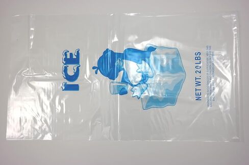 ASSUREPAK 20LB Ice Bags - 250 Bags/Case Strong Plastic Bag Clear Printed -14"x27" 2.30 mil in Saudi Arabia