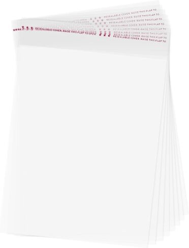 100 PCS Self-Sealing Cellophane Bags Clear Resealable Sleeves for 8.5x11 Inches Photo Mats Prints Documents Art and Packaging in Kuwait