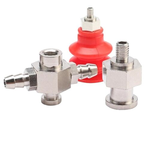 1PCS Small Head Metal Bracket Cushion Type Suction Cup Fixed Holder with M5 Big Head Thread Side Air Inlet Fittings(1) in Saudi Arabia