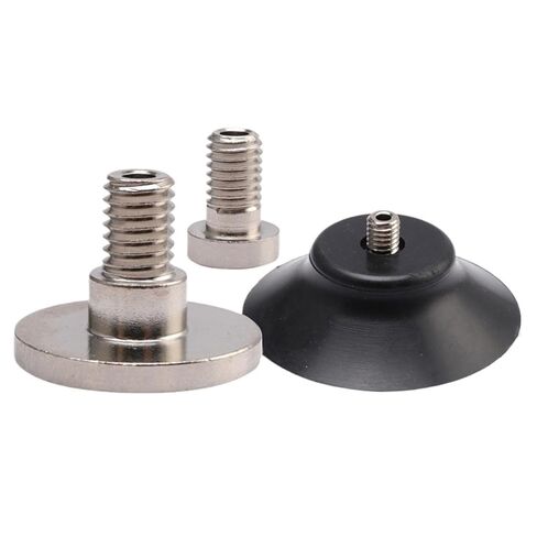 10Pcs Industrial Vacuum Suction Cup Fitting Screw M5 M6 M8 Connector Copper Nickel Plated Pneumatic Part Fixed Holder(M5-11) in Saudi Arabia
