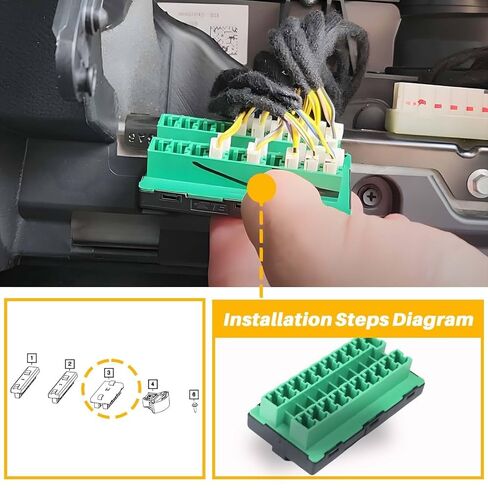 68321746AA CAN-C Buss Star Connector Splice Block Buss Fuses متوافق مع دودج رام 1500 2019-2024 2500/3500 2021-2024 جيب جلاديتور/رانجلر 2018-2025 كرايسلر باسيفيكا 2017-2025 فوييجر 2020-2024 in Kuwait