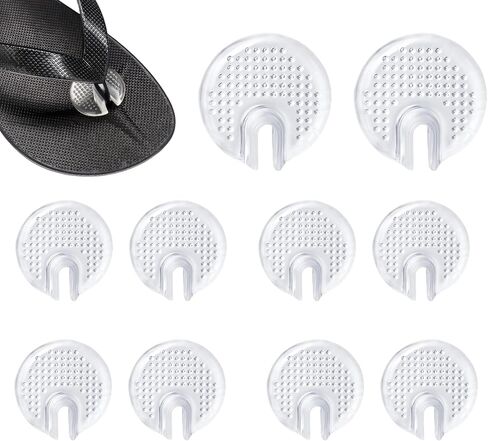 Silicone Thong Sandal Toe Protectors-Silipos Sandal Flip-Flop Gel Toe Guards Cushions Thong Protectors Set of 5 Pair in Saudi Arabia
