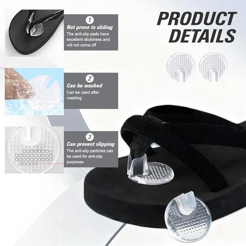 Silicone Thong Sandal Toe Protectors-Silipos Sandal Flip-Flop Gel Toe Guards Cushions Thong Protectors Set of 5 Pair in Saudi Arabia