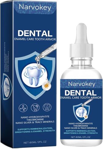 Tooth Armor Transparent Enamel Strengthening Formula Drops with Hydroxyapatite for Cavity Defense and Gum Health, Daily Oral Care Solution in Saudi Arabia