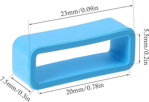 10 Pack Compatible with Magic Band Clips, Universal 20mm Watch Band Security Rings, Silicone Fastener Rings Loop Secure Holder for Magicband+, 1.0/2.0 in Saudi Arabia