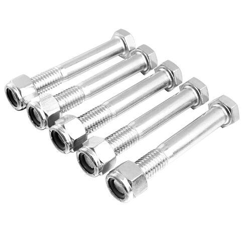 5 Sets Replacement Grade 5 Shear Bolt with Nut for Rotary Cutters – 1/2-inch x 3-1/2-inch Hex Head Bolts & 1/2-inch Hexagonal Grade 2 Nut in Kuwait