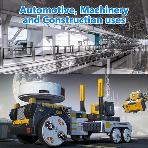 5 Sets Replacement Grade 5 Shear Bolt with Nut for Rotary Cutters – 1/2-inch x 3-1/2-inch Hex Head Bolts & 1/2-inch Hexagonal Grade 2 Nut in Kuwait