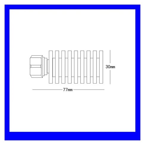 7/16 DIN Male Connector 20W DC-3GHz, 50 ohm coaxial Dummy Load Termination in Kuwait