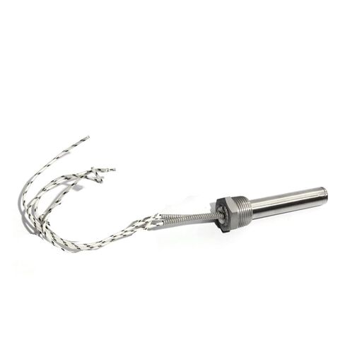 Heater for Air 1/2" DN15/21mm Thread Cartridge Heating Element 12mm Tube Diameter 100/150/200/250/300mmTube Length 1PC(110V_DN15 12X250MM 750W) in Saudi Arabia