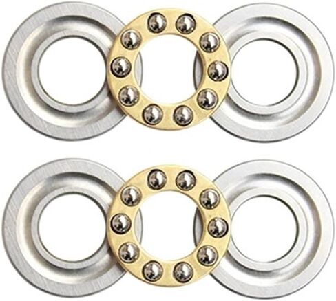 Bimetal Seal Shield Micro deep Groove Bearing 1pcs F2.5-6M 2.5x6x3mm Thrust Ball Bearing(F4-10M 4x10x4mm) in Saudi Arabia