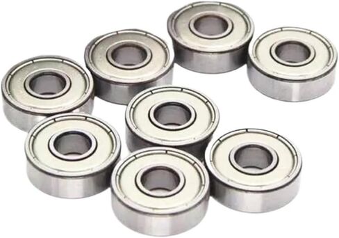 Bimetal Seal Shield Micro deep Groove Bearing 5/10pcs 608ZZ 8x22x7mm High Speed Ball Bearing Roller Bearing(5Pcs) in Saudi Arabia