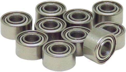 10 قطع 2x5x2.5 SMR52ZZ محمل مصغر من الفولاذ المقاوم للصدأ MR52 SMR52 Z ZZ L520ZZ RC محمل 2 * 5 * 2.5 محمل بكرة (SMR93Z 3x9x4 مم) in Saudi Arabia