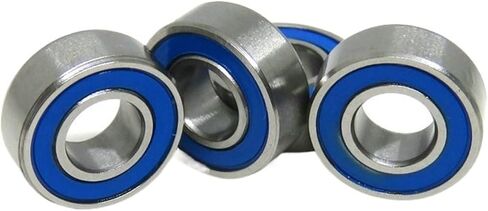 حزمة من 10 محامل كروية 5x11x4 مم MR115RS ABEC3 مصغرة MR115-2RS محامل زرقاء مختومة MR115 2RS L1150D(MR125-2RS 5x12x4 مم) in Kuwait