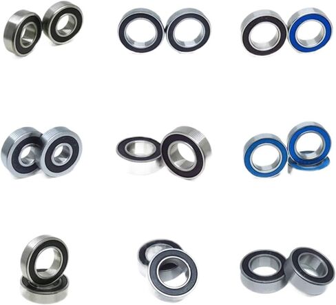 2 Pieces 12268 2RS Bearing 12x26x8 mm MR12268 2RS Bearing Non-Standard 6000/12 Bicycle Center Bracket and hub Ball Bearing 12 * 26 * 8mm(18307-2RS 18x30x7mm) in Saudi Arabia