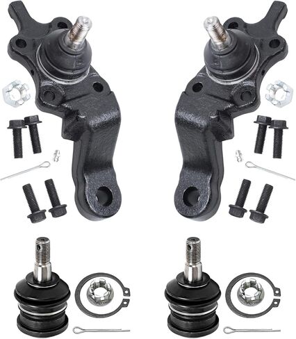 Detroit Axle - 4WD Front 4pc Ball Joints for 1995-2004 Toyota Tacoma, 4 Upper & Lower Ball Joints 1996 1997 1998 1999 2000 2001 2002 2003 Replacement in Saudi Arabia