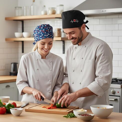 3 Pcs Scrub Caps Working Cap Adjustable Nurse Cap Surgical Hats with Sweatband & Buttons Breathable for Women Men Nurses Doctors in Saudi Arabia