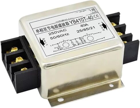 YB410T-1A-50A Terminal Type Power Filter 220V Anti-Interference AC Inverter servo(YB410T-40A) in Saudi Arabia