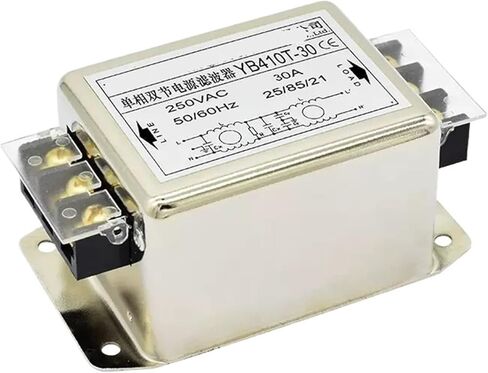 YB410T-1A-50A Terminal Type Power Filter 220V Anti-Interference AC Inverter servo(YB410T-40A) in Saudi Arabia