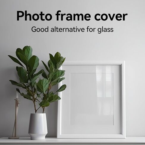 Klmnop 15 Pack 8×10×0.04" PET Plexiglass Sheets, Transparent Clear Flexible Plastic Sheet for DIY Craft Projects, Picture Frames, Sign Blank(Clear) in Saudi Arabia