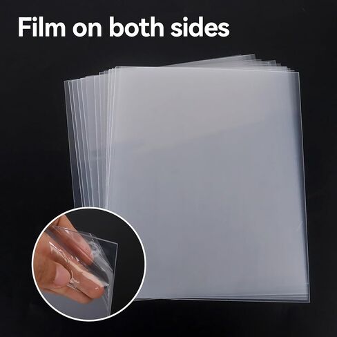 Klmnop 15 Pack 8×10×0.04" PET Plexiglass Sheets, Transparent Clear Flexible Plastic Sheet for DIY Craft Projects, Picture Frames, Sign Blank(Clear) in Saudi Arabia