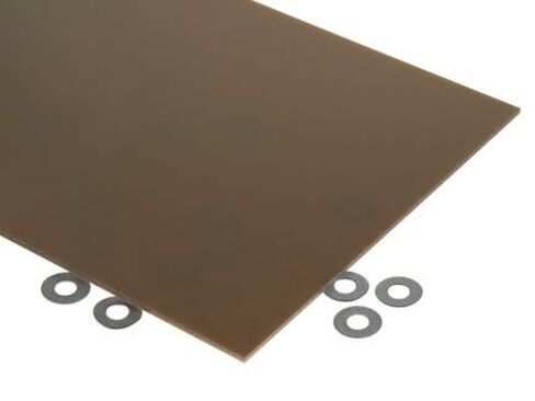 1/8" (3mm) Light Tinted Bronze 24"x12" Translucent Acrylic Plexiglass 0.118" Thick #2412 Sheet AZM in Saudi Arabia