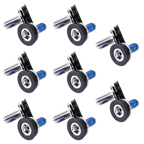 16 Pcs Bike Hex Crank Arm Fixing Bolt, Stainless Steel 8 mm Bicycle Crank Arm Bolts, Bike Headset Bolt Replacement Parts Bottom Bracket Bolts, Square Hole Center Shaft Screws in Saudi Arabia