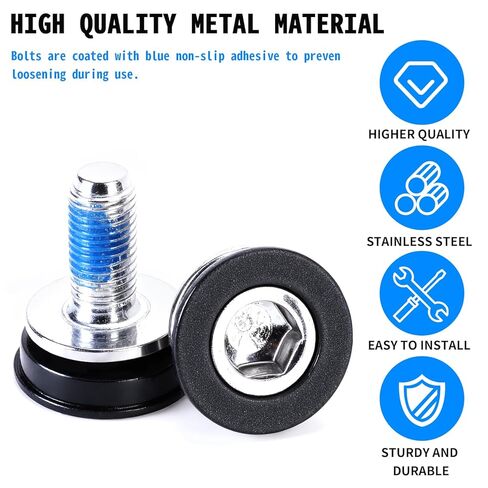 16 Pcs Bike Hex Crank Arm Fixing Bolt, Stainless Steel 8 mm Bicycle Crank Arm Bolts, Bike Headset Bolt Replacement Parts Bottom Bracket Bolts, Square Hole Center Shaft Screws in Saudi Arabia